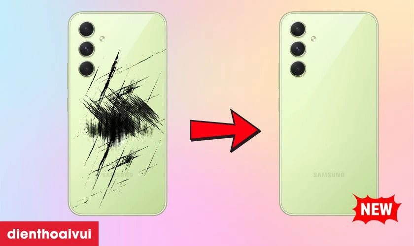 Thay vỏ máy Samsung Galaxy A54 cần lưu ý gì