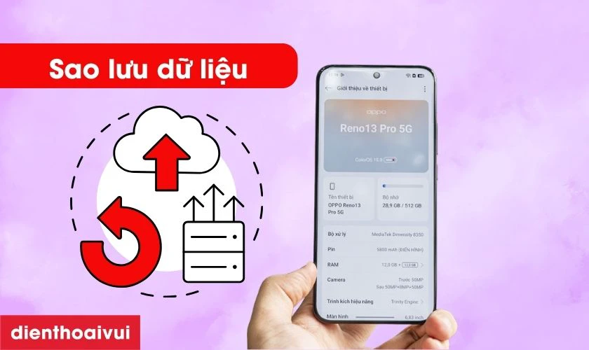 Sao lưu dữ liệu cho m&aacute;y