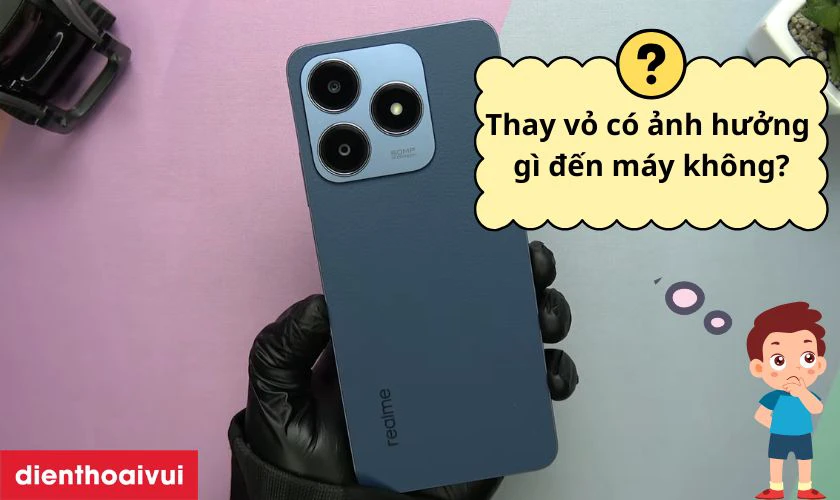 Thay vỏ c&oacute; ảnh hưởng g&igrave; đến m&aacute;y kh&ocirc;ng?