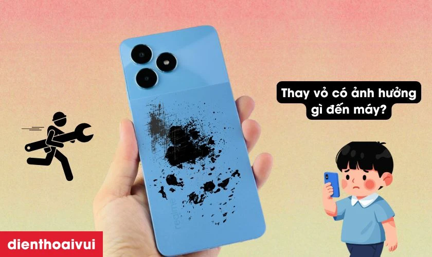 Thay vỏ c&oacute; ảnh hưởng g&igrave; đến m&aacute;y kh&ocirc;ng