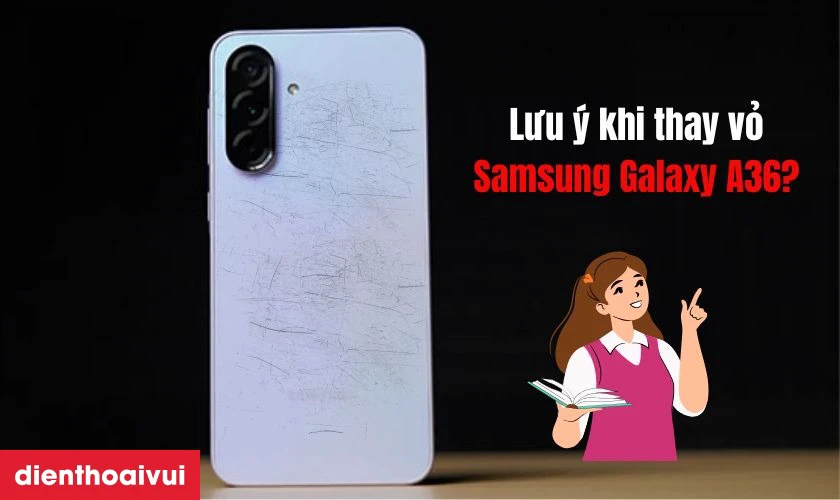 Thay vỏ Samsung Galaxy A36 cần lưu &yacute; g&igrave;