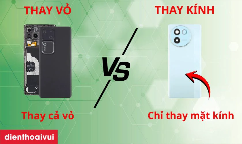 Thay vỏ Vivo V30 bao gồm những g&igrave;