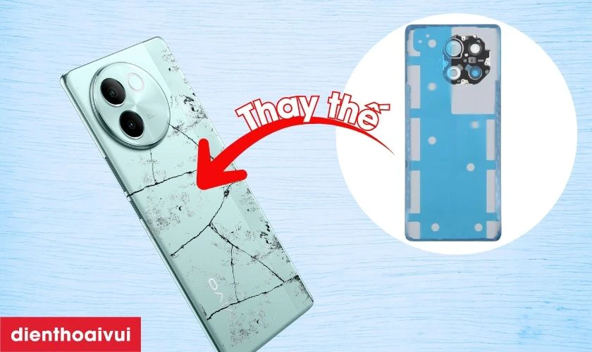 Thay vỏ Vivo V30E bao gồm những gì?