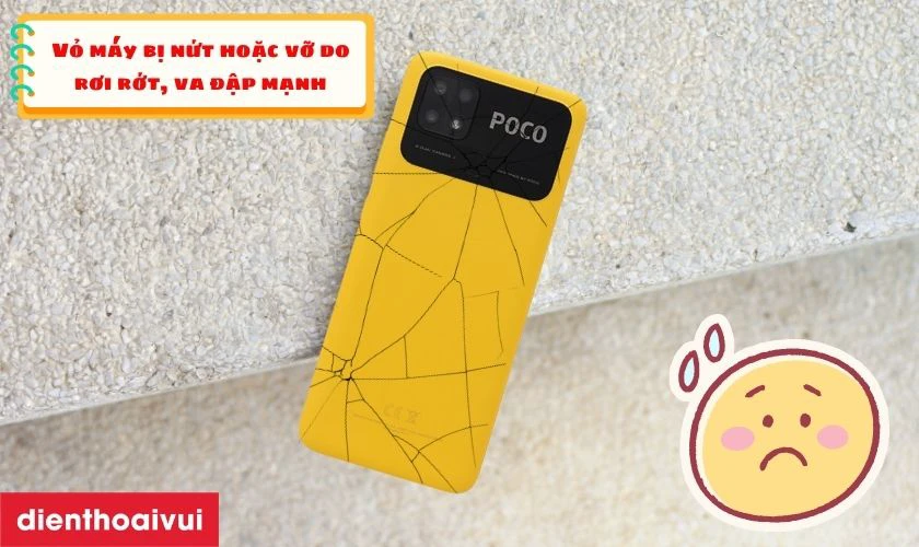 Dấu hiệu nhận biết cần thay vỏ Poco C40
