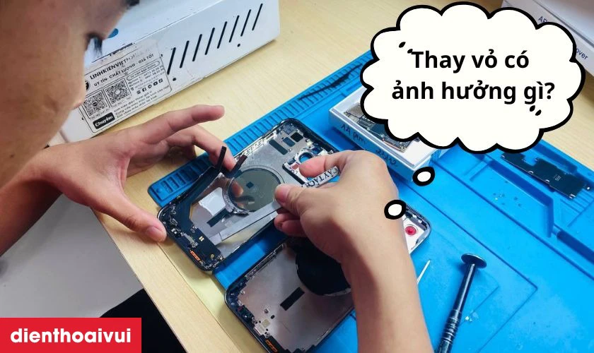 Thay vỏ c&oacute; ảnh hưởng g&igrave; đến m&aacute;y kh&ocirc;ng