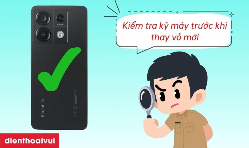 Cần lưu ý gì khi thay vỏ Xiaomi Redmi Note 13 Pro 5G