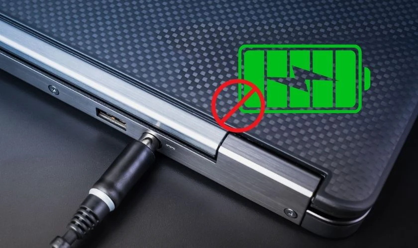 Dấu hiệu lỗi The AC Power Adapter Type Cannot Be Determined