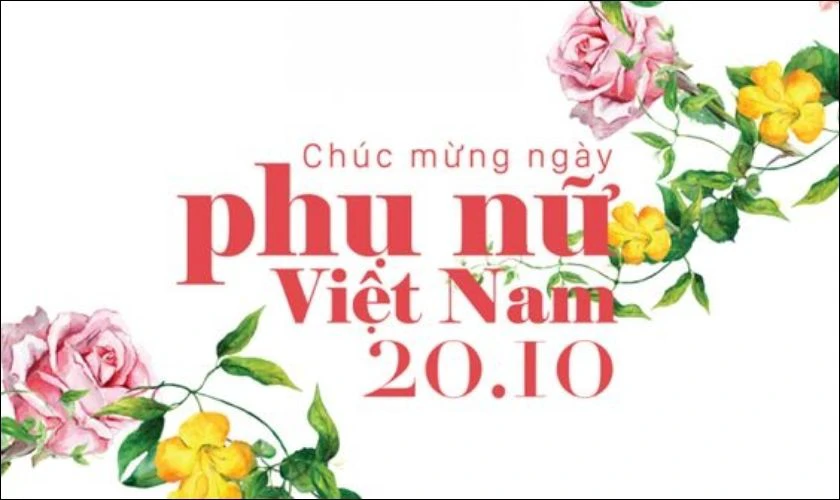 Mẫu thiệp 20/10 tặng mẹ xinh xắn