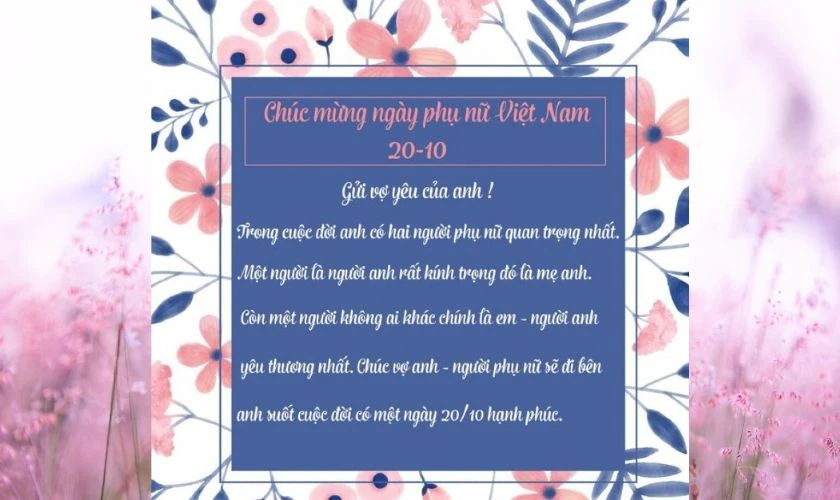 Lời chúc đơn giản nhưng ý nghĩa