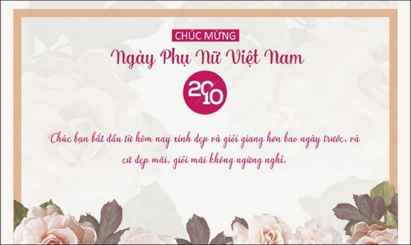 Mẫu tặng đồng nghiệp nữ hoa tím