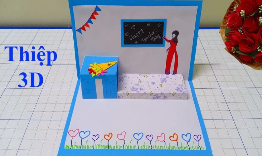 Mẫu thiệp 20/11 3D mới