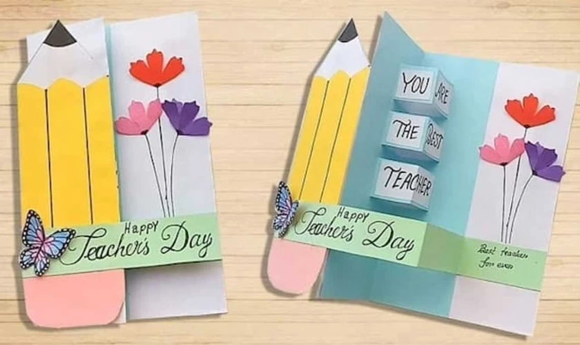 Mẫu thiệp tự làm bằng tay