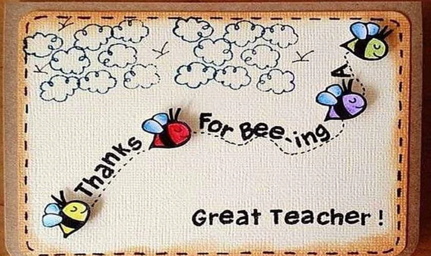 Mẫu làm thiệp 20/11 đẹp đơn giản