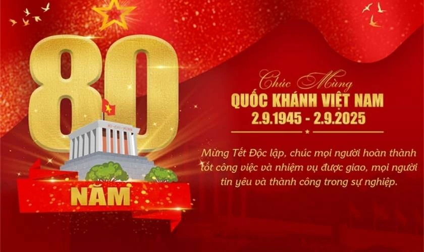 Thiệp chúc mừng Full HD, miễn phí, đẹp nhất lễ Quốc Khánh