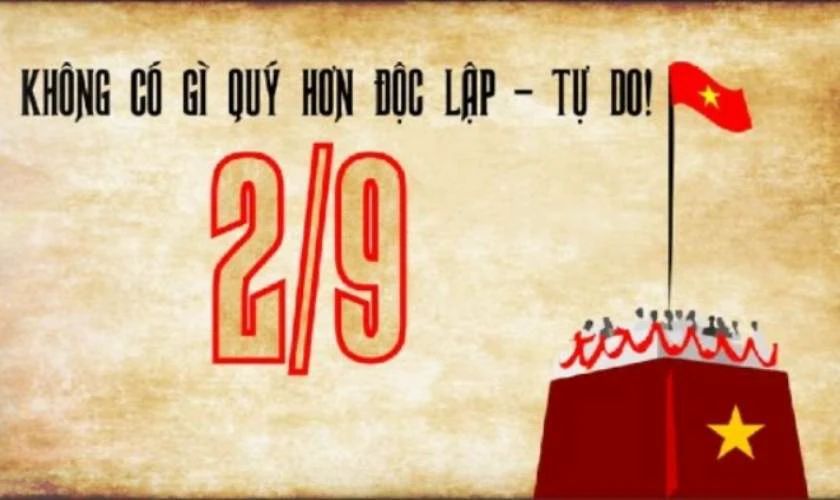 Thiệp chúc mừng 2/9/2025 cho bạn bè dể thương, ấn tượng