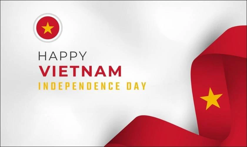 Thiệp chúc mừng 2/9/2025 bằng tiếng Anh độc đáo, ấn tượng