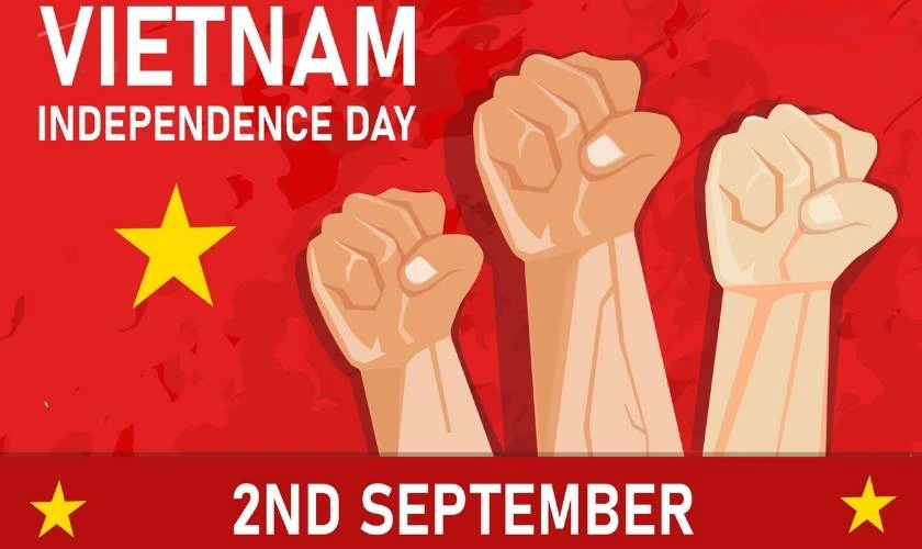 Thiệp 2/9/2025 bằng tiếng Anh độc đáo