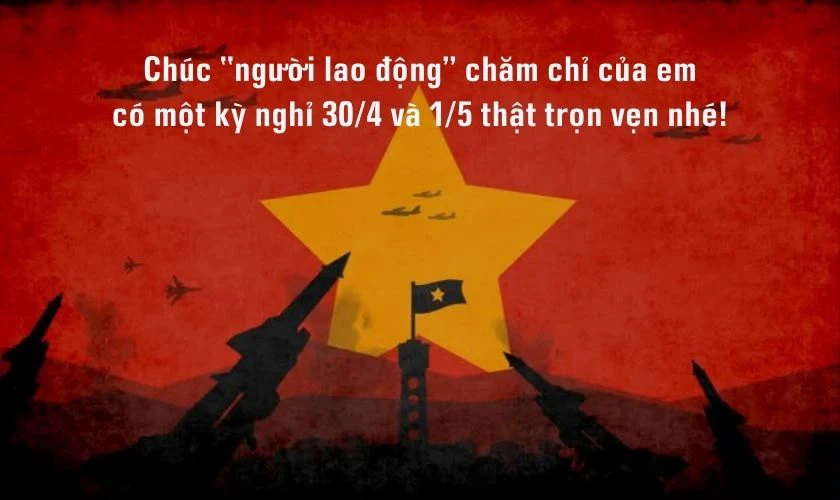 Thiệp 30/4 1/5 cho người yêu