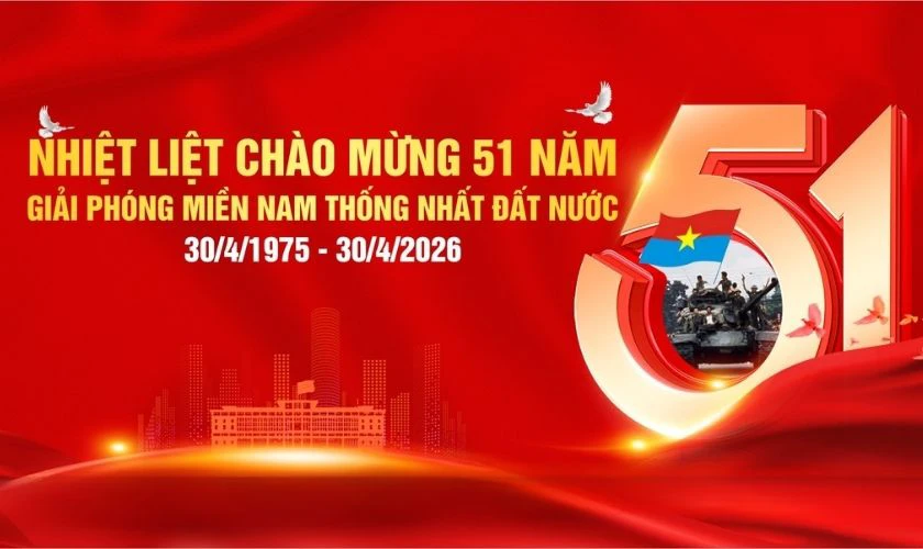 Gợi ý mẫu thiệp chúc mừng 30/4 1/5