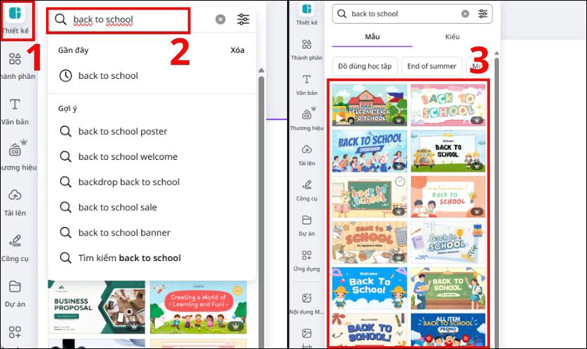 Cách làm thiệp khai giảng bằng Canva