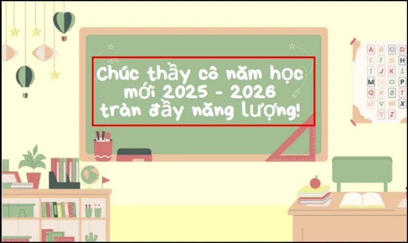 Chọn font chữ, ghi lời chúc