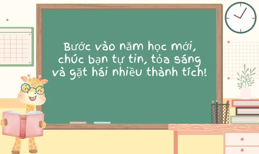 Thiệp chúc mừng khai giảng năm học mới đẹp nhất