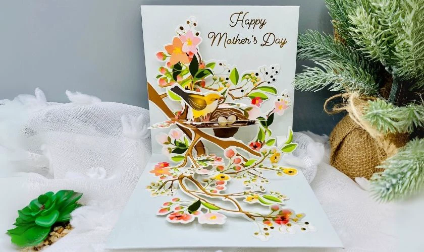 Mẫu thiệp ngày của Mẹ 3D