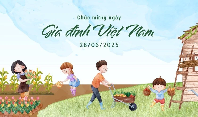 Background chủ đề gia đình hạnh phúc