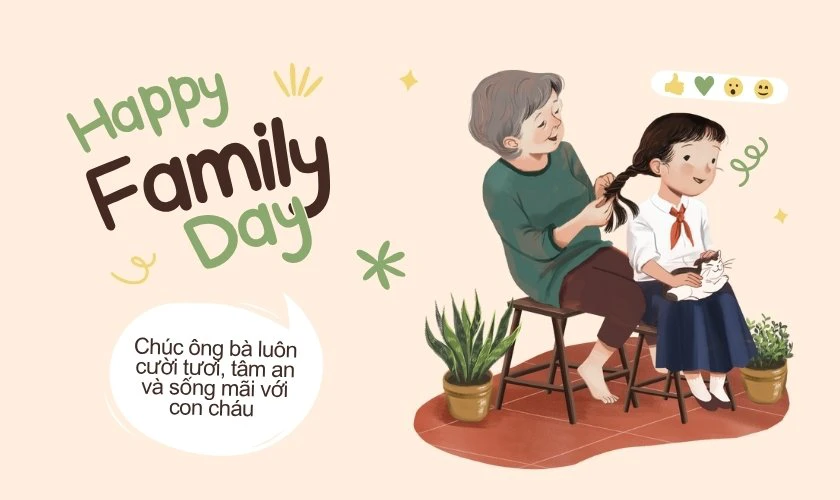 Thiệp chúc mừng gửi tặng bà