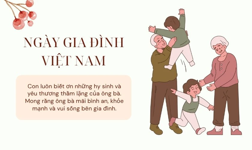 Các cháu vui chơi cùng ông bà
