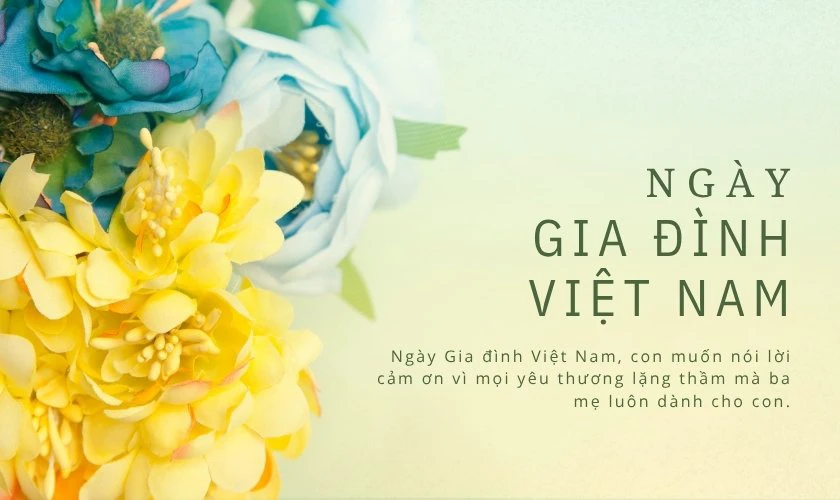 Lời chúc ý nghĩa gửi đến ba mẹ