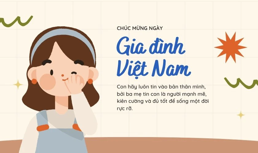 Thiệp chúc mừng tặng con trẻ