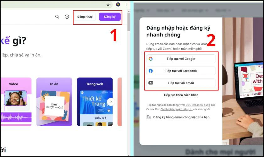 Cách làm thiệp chúc mừng ngày Gia đình Việt Nam online - Bước 1