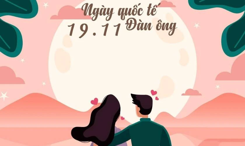 Mẫu thiệp chúc mừng ngày Quốc tế Đàn ông 19/11 cho crush