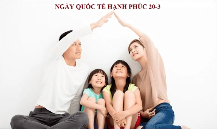 Thiệp Quốc tế Hạnh phúc 2025 gia đình