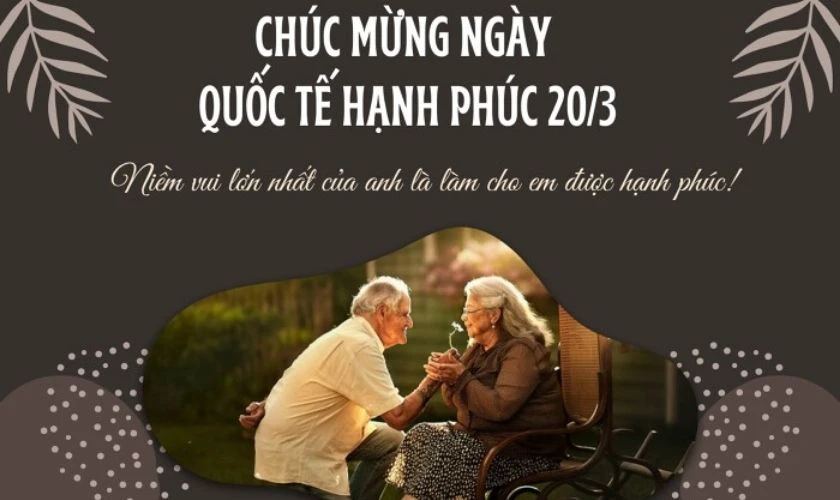 Thiệp ngày Quốc tế Hạnh phúc 20/3/2025 cho người yêu