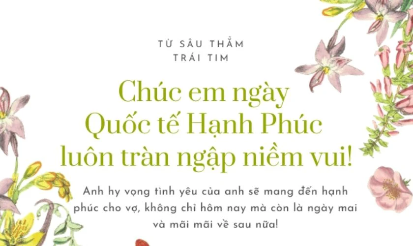 Thiệp ngày 20/3 cho người yêu ấn tượng
