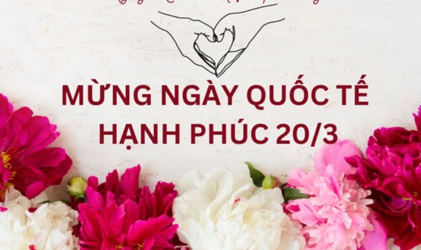 Thiệp chúc mừng ngày Quốc tế Hạnh phúc 20/3