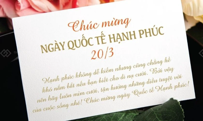 Thiệp ngày 20/3 ấn tượng nhất