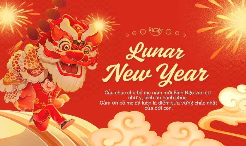 Thiệp chúc Tết 2026 gửi tặng bố mẹ