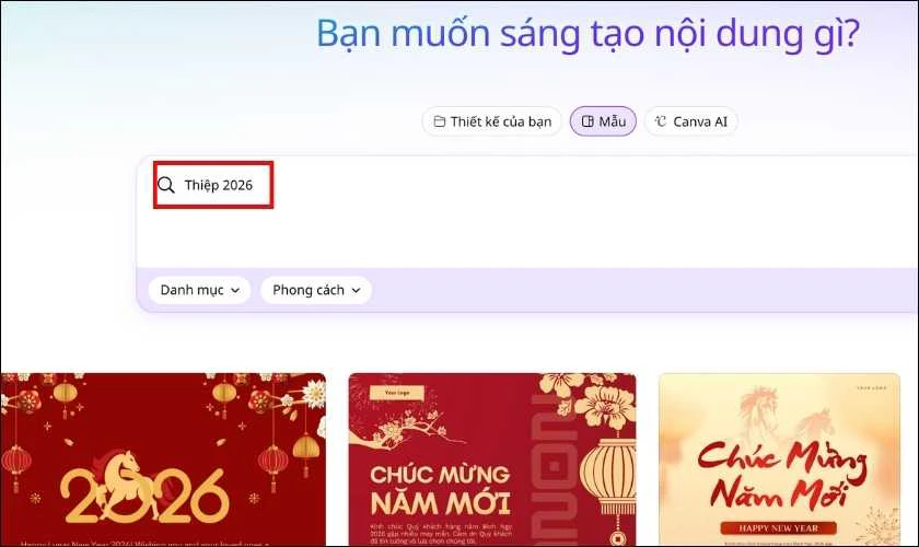 Chọn mẫu thiết kế phù hợp