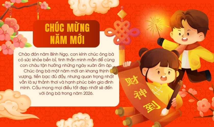 Lời chúc năm mới cho ông bà