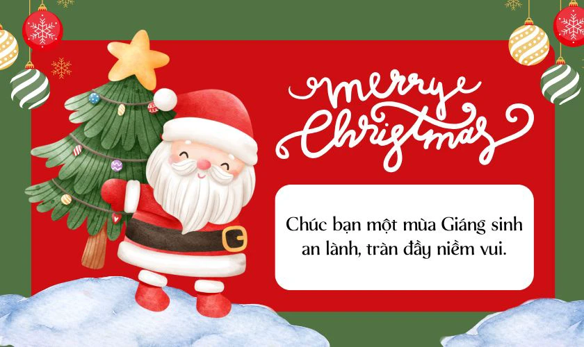 Thiệp Giáng Sinh chibi cute