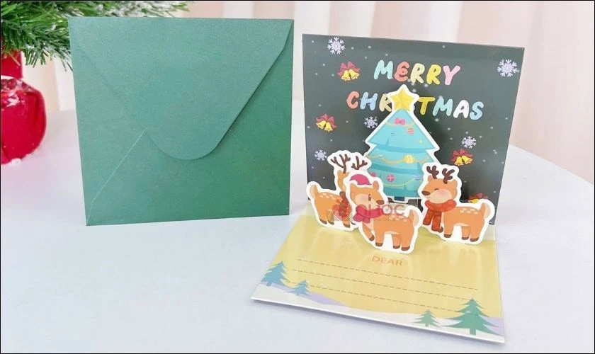 Thiệp Giáng Sinh 3D đẹp