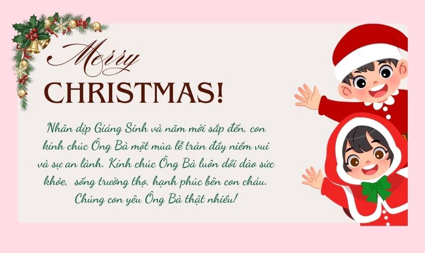 Lời chúc ông bà cảm động