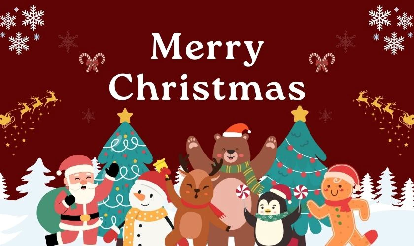 Thiệp Noel cho bé dễ thương