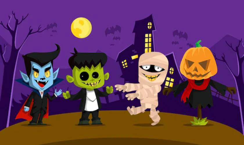 Thiệp zombie lại mang màu sắc độc đáo
