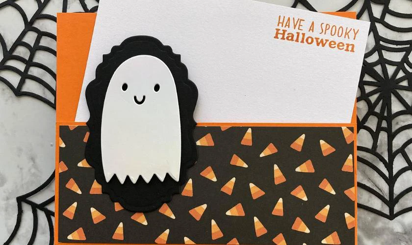 Thiệp Halloween bằng giấy đẹp, độc đáo