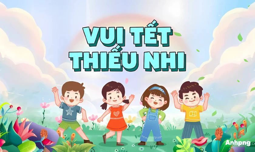 Thiệp 1/6 cho bé gái