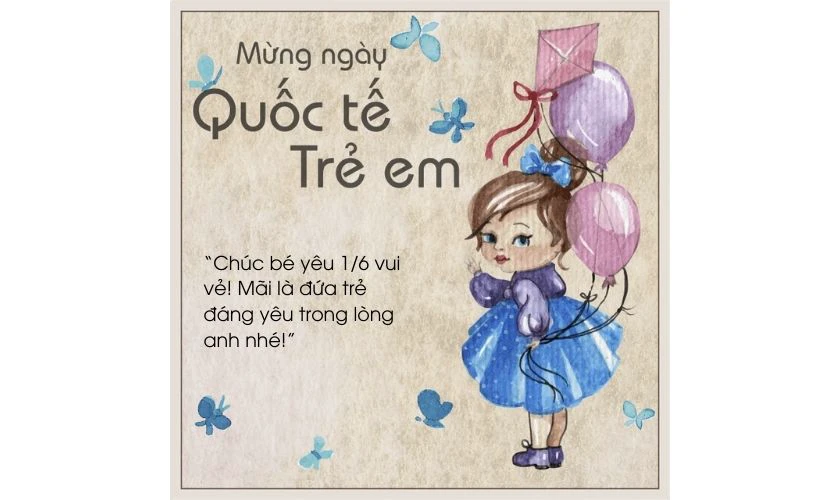 Thiệp Quốc tế Thiếu nhi cho người yêu